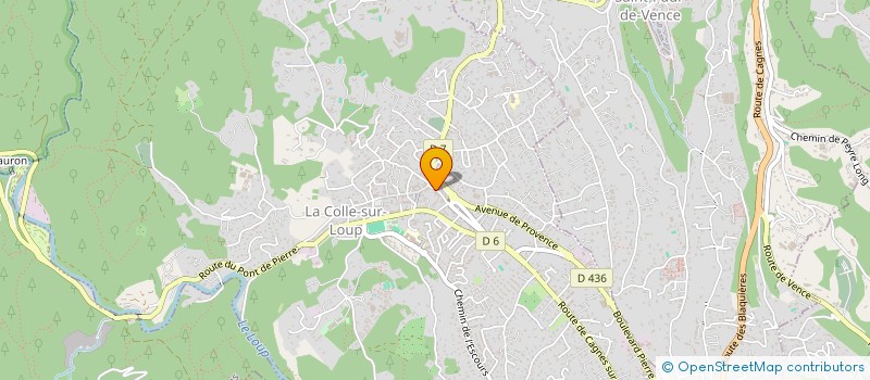 localisation de l'entreprise JR à LA COLLE-SUR-LOUP