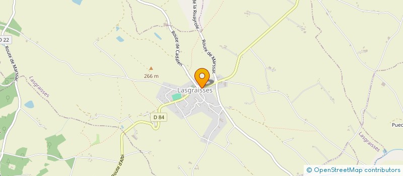 localisation de l'entreprise JR ASSOCIES  LASGRAISSES