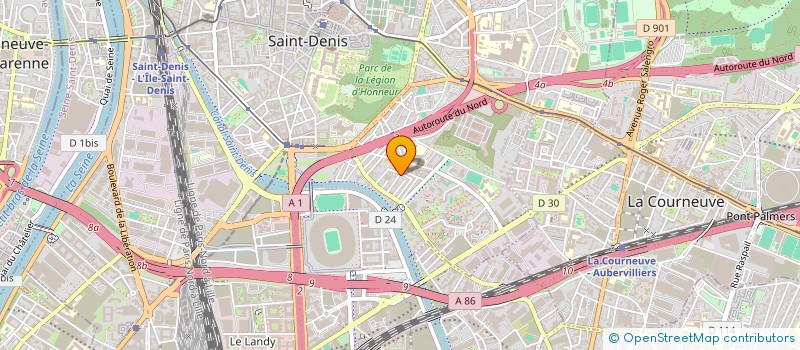 localisation de l'entreprise JR BATIMENT à SAINT-DENIS