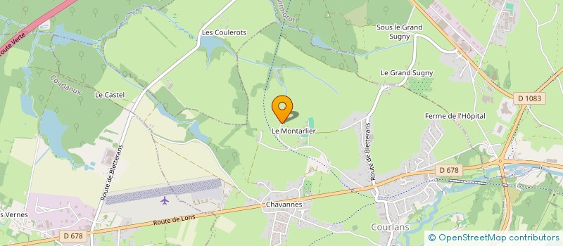 localisation de l'entreprise JR CAR TRANSPORT  COURLANS