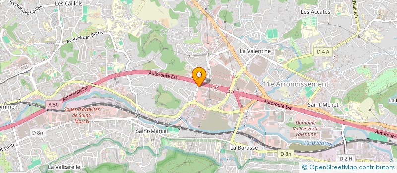localisation de l'entreprise JR CARS PACA à MARSEILLE