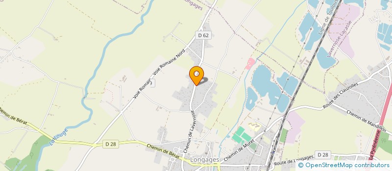 localisation de l'entreprise JR COIFFURE  LONGAGES