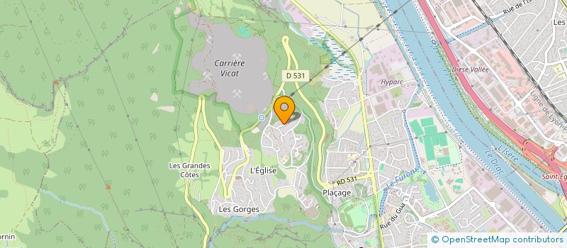 localisation de l'entreprise JR COMMUNICATION à SASSENAGE