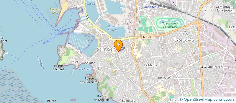 localisation de l'entreprise JR COMPAGNIE  SAINT-MALO