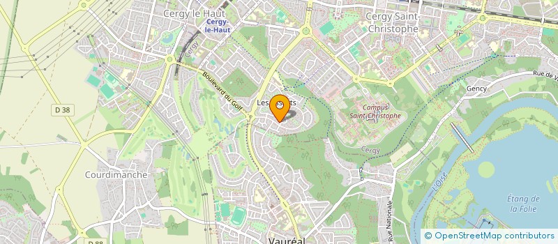 localisation de l'entreprise JR CONSEIL & SOLUTION  CERGY