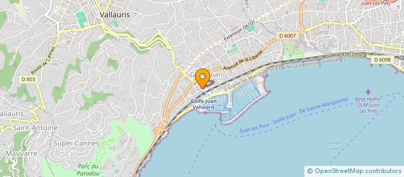 localisation de l'entreprise JR CONSTRUCTION à VALLAURIS
