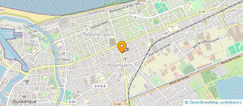 localisation de l'entreprise JR COUVERTURE à DUNKERQUE