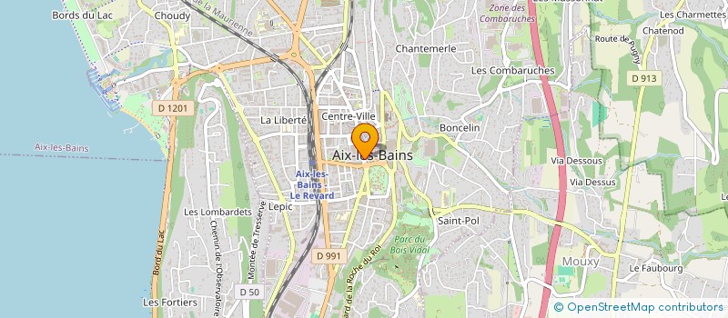 localisation de l'entreprise JR DIFFUSION IMMOBILIER  AIX-LES-BAINS