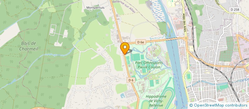 localisation de l'entreprise JR DISTRIBUTION à BELLERIVE-SUR-ALLIER