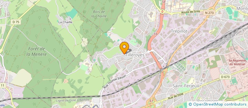 localisation de l'entreprise JR DISTRIBUTION ANIMATIONS à BESANCON
