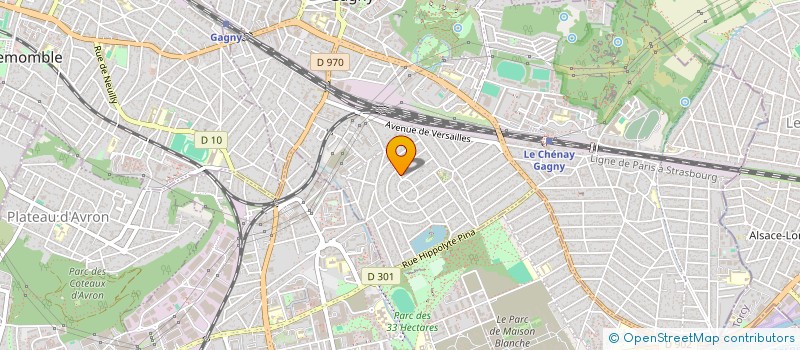 localisation de l'entreprise JR FERMETURES  GAGNY