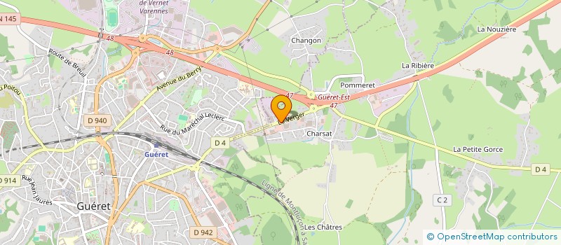 localisation de l'entreprise JR FINANCE à SAINTE-FEYRE