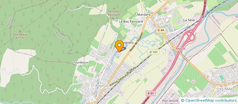 localisation de l'entreprise JR FINANCE à PEYRUIS