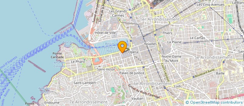 localisation de l'entreprise JR FIVE à MARSEILLE