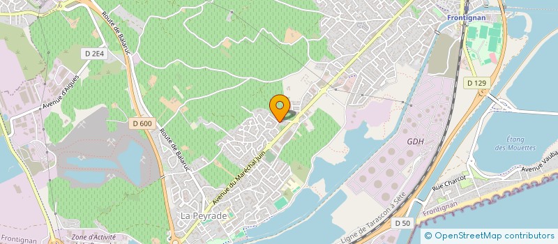 localisation de l'entreprise JR GESTION à FRONTIGNAN