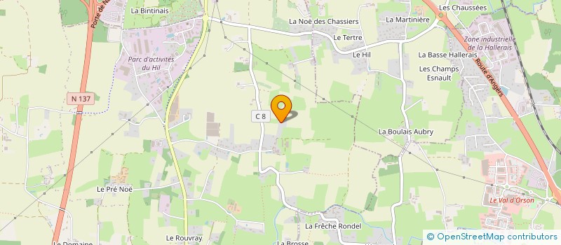 localisation de l'entreprise JR HOLDING  NOYAL-CHATILLON-SUR-SEICHE