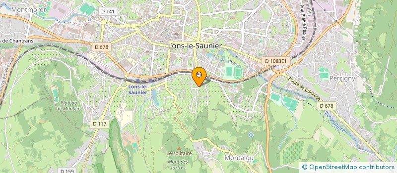 localisation de l'entreprise JR-IMMO  LONS-LE-SAUNIER