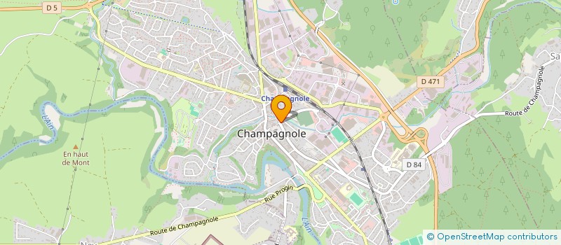 localisation de l'entreprise JR IMMO  CHAMPAGNOLE