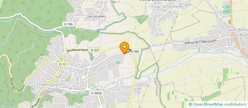 localisation de l'entreprise JR IMMO  CHATEL-GUYON