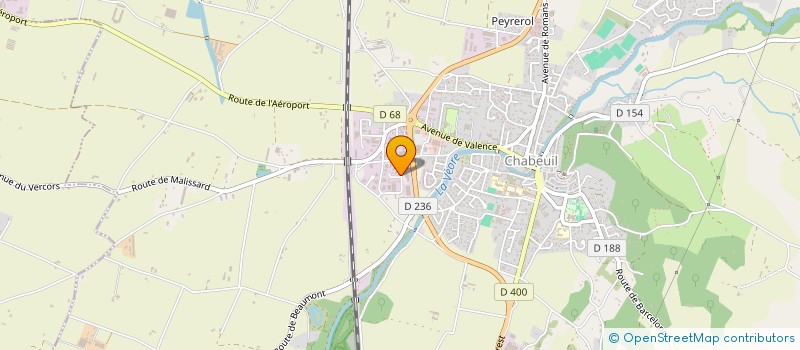 localisation de l'entreprise JR IMMO à CHABEUIL