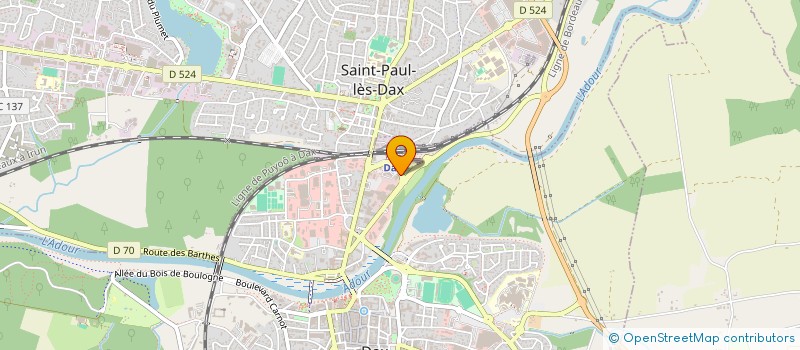 localisation de l'entreprise JR IMMOBILIER  DAX