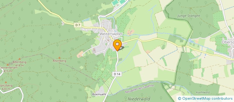 localisation de l'entreprise JR IMMOBILIER  WEITERSWILLER