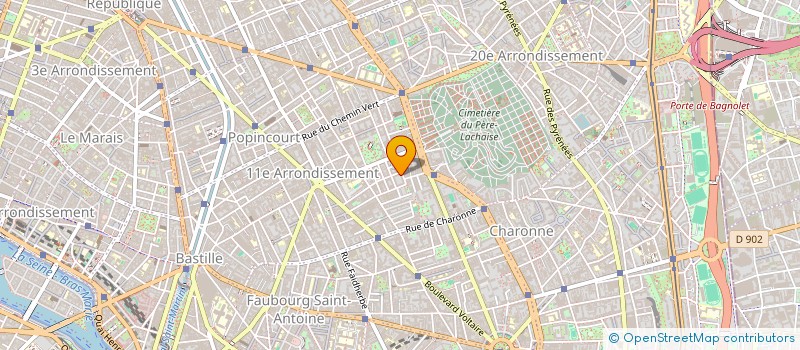 localisation de l'entreprise JR IMPRIMEURS  PARIS