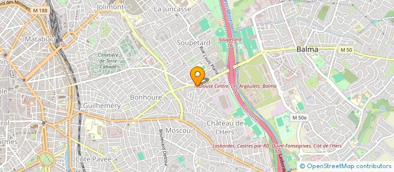localisation de l'entreprise JR INVEST à TOULOUSE