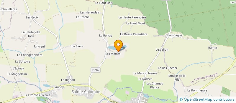 localisation de l'entreprise JR INVEST  SAINTE-COLOMBE