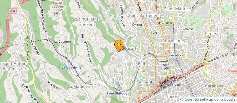 localisation de l'entreprise JR INVEST  NICE