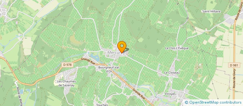 localisation de l'entreprise JR INVESTS  MERCUREY