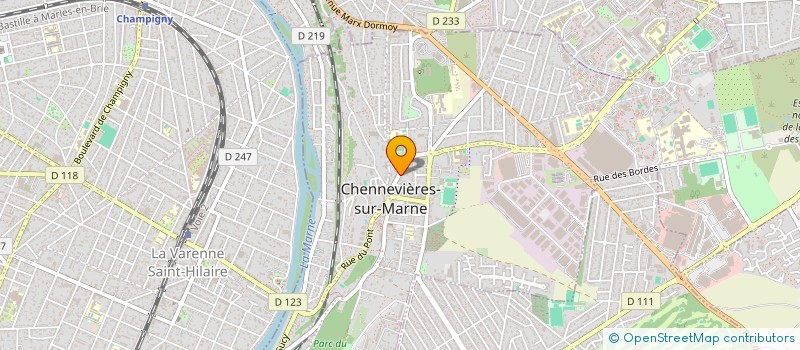 localisation de l'entreprise JR INWEST  CHENNEVIERES-SUR-MARNE