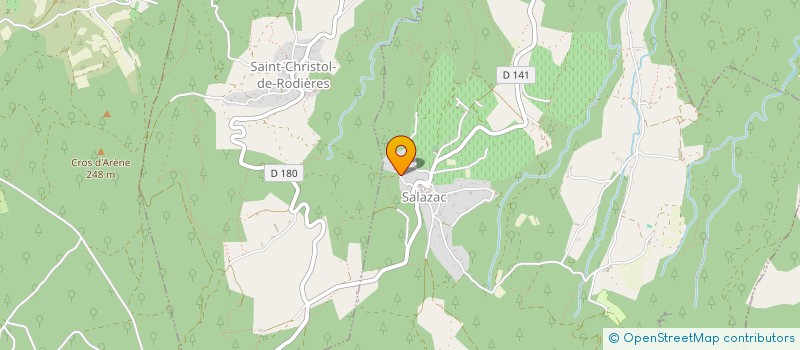 localisation de l'entreprise JR NEGOCE  SALAZAC