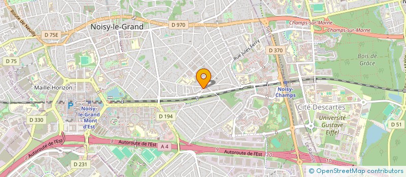 localisation de l'entreprise JR NOISY  NOISY-LE-GRAND