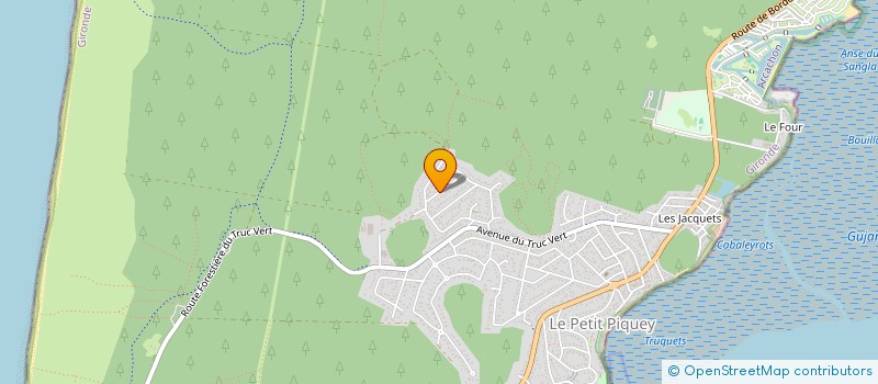 localisation de l'entreprise JR PATRIMOINE  LEGE-CAP-FERRET