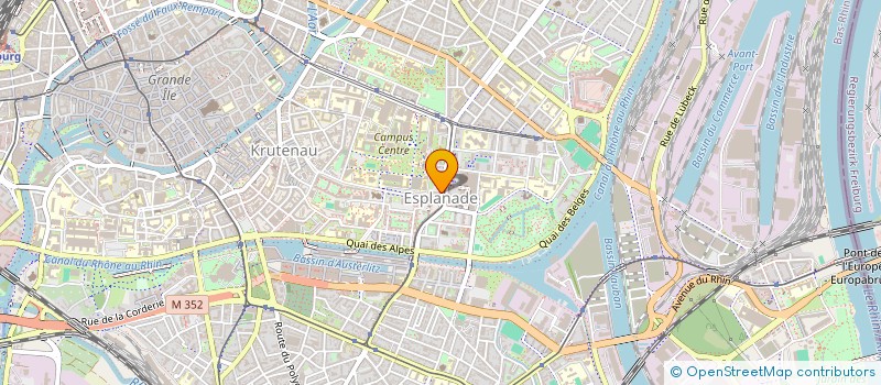 localisation de l'entreprise JR PROJET à STRASBOURG