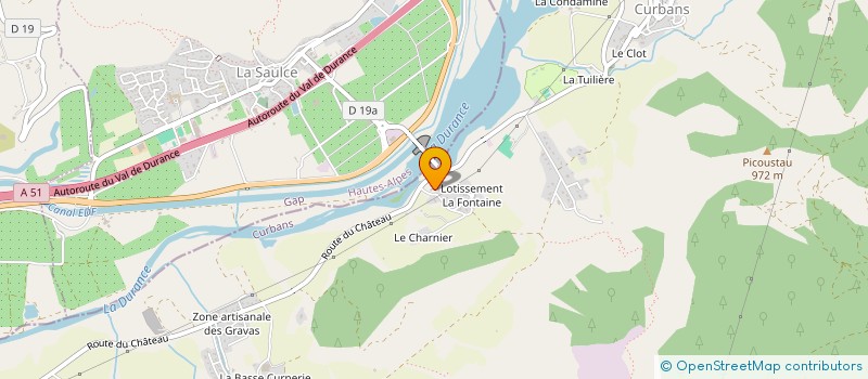 localisation de l'entreprise JR RAMONAGE à CURBANS