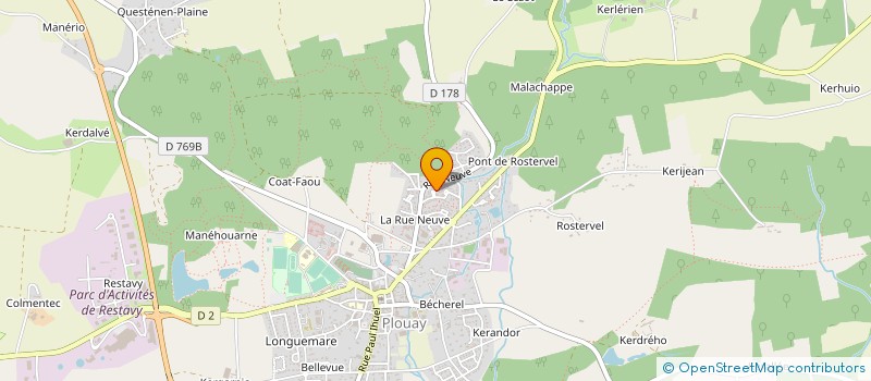 localisation de l'entreprise JR RENOVATION à PLOUAY