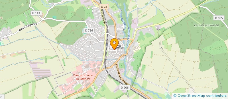localisation de l'entreprise JR SANITAIRE à INGWILLER