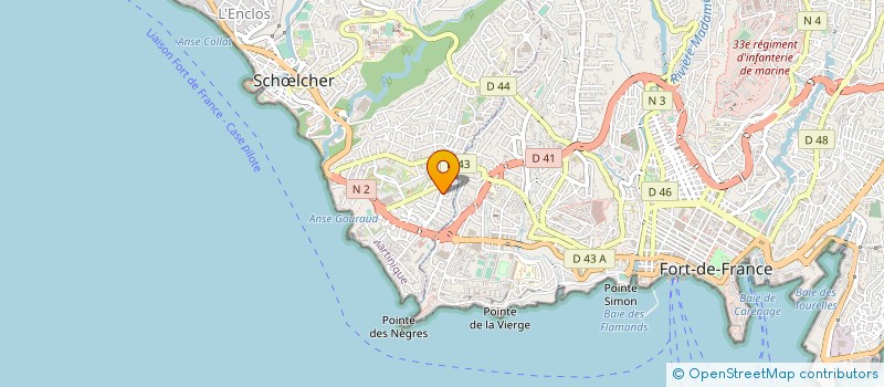 localisation de l'entreprise JR SERVICES  SCHOELCHER