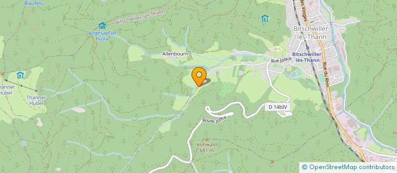 localisation de l'entreprise JR SERVICES à BITSCHWILLER-LES-THANN