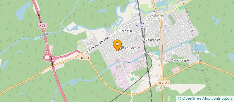 localisation de l'entreprise JR SYSTEME  SALBRIS