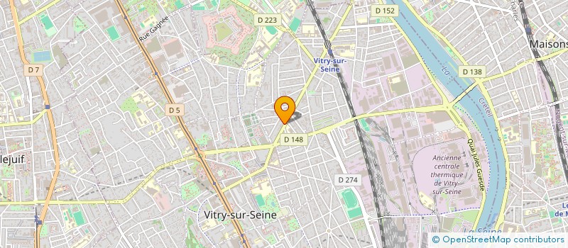 localisation de l'entreprise JR TCE  VITRY-SUR-SEINE