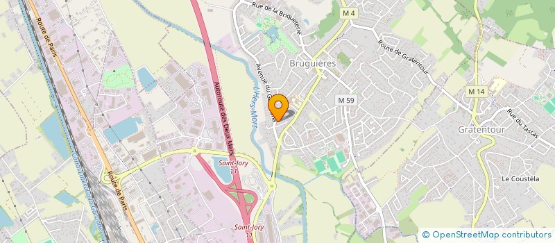 localisation de l'entreprise JR VPC  BRUGUIERES