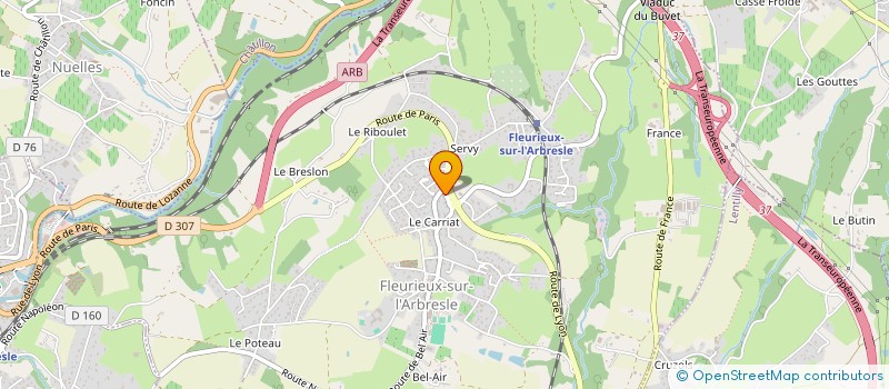 localisation de l'entreprise JR WEB CONCEPT  FLEURIEUX-SUR-L'ARBRESLE