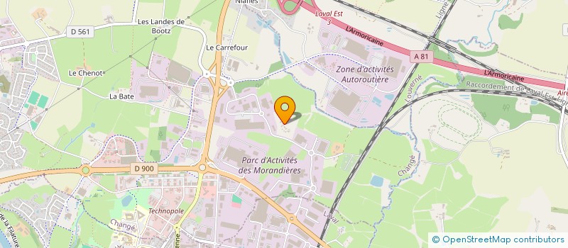 localisation de l'entreprise JR2A  CHANGE