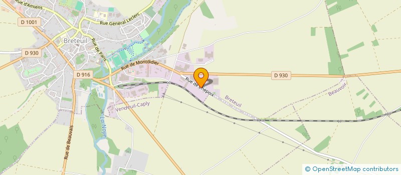 localisation de l'entreprise JR2C  BRETEUIL