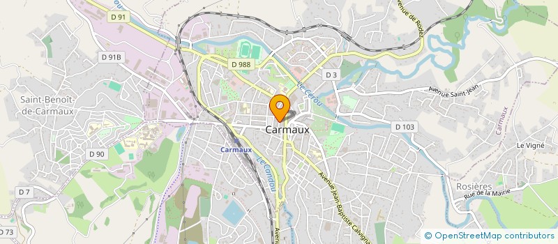 localisation de l'entreprise JR3 FORMATIONS  CARMAUX