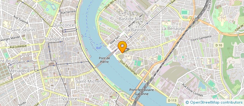 localisation de l'entreprise JR33 à BORDEAUX