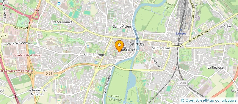 localisation de l'entreprise JR3LV  SAINTES